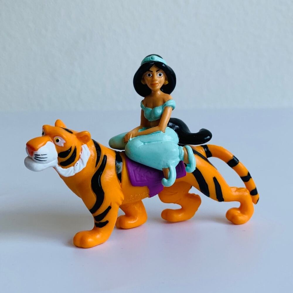 NEW 1992 Disney Aladdin Action Figure Jasmine & Rajah Collectible